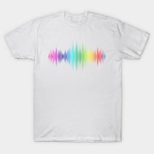 Rainbow Music Waves T-Shirt